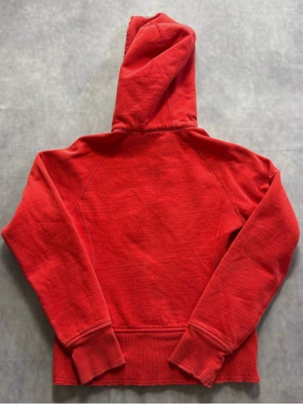 🛍️Lululemon Red Thick Zip Hoodie Size 4 - Picture 3 of 10